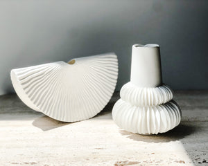 Pleated Frill Vase
