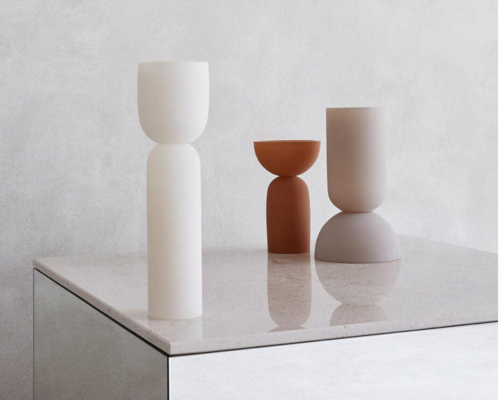 Kristina Dam Dual Vase | Cream