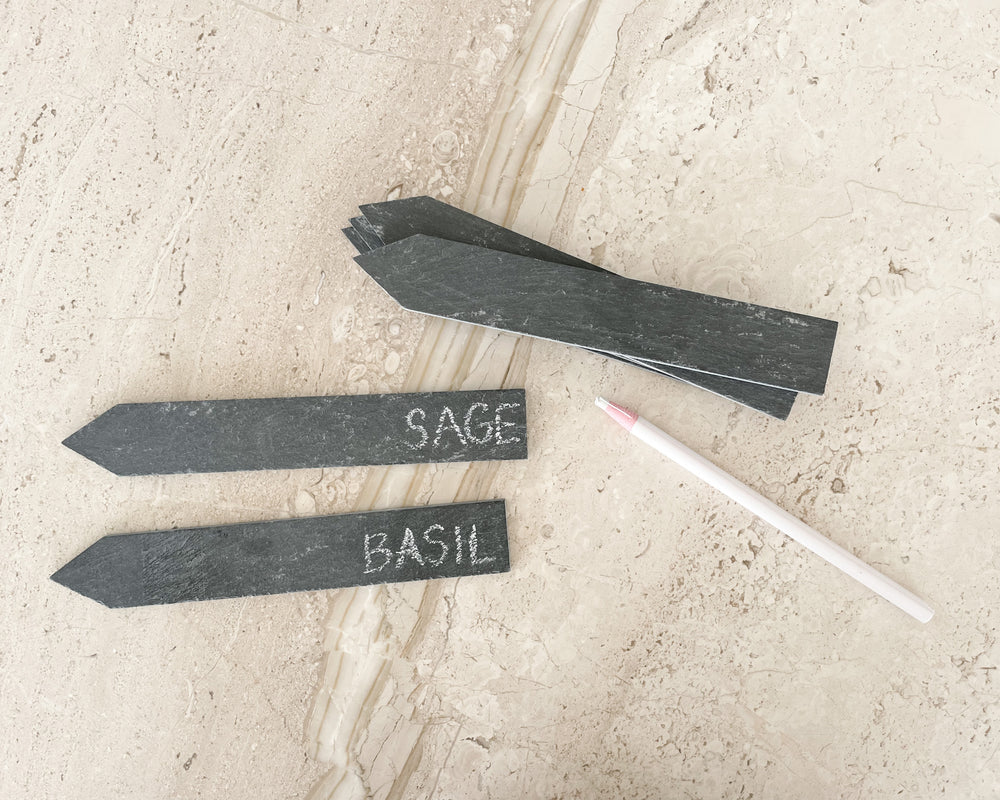 Slate Plant Markers | Set of 6