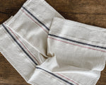 Provincial Towel | Red & Navy Stripe