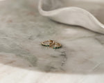 Emerald Zirconia Sleeper Earrings
