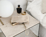 Sophie | Fluffy Mini Pouch | Stone