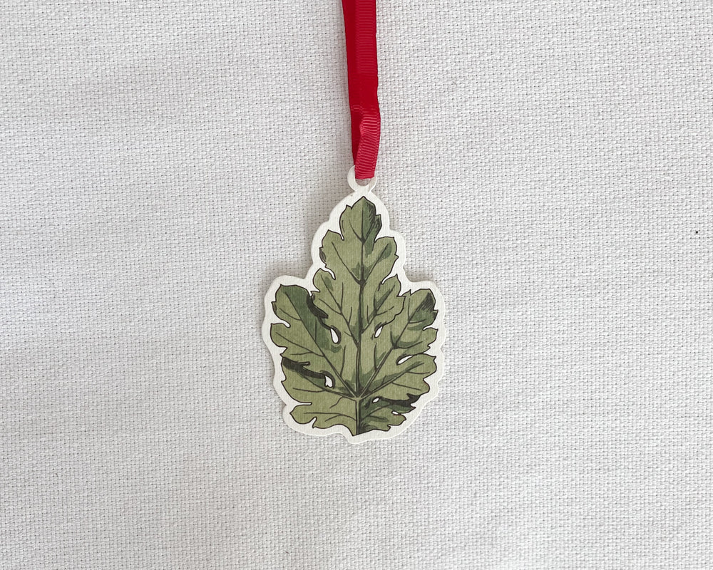Vintage Leaf Gift Tag